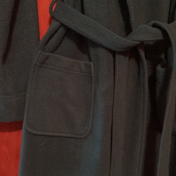 L.L. Bean Intimates & Sleepwear Ll Bean Green Fleece Bathrobe